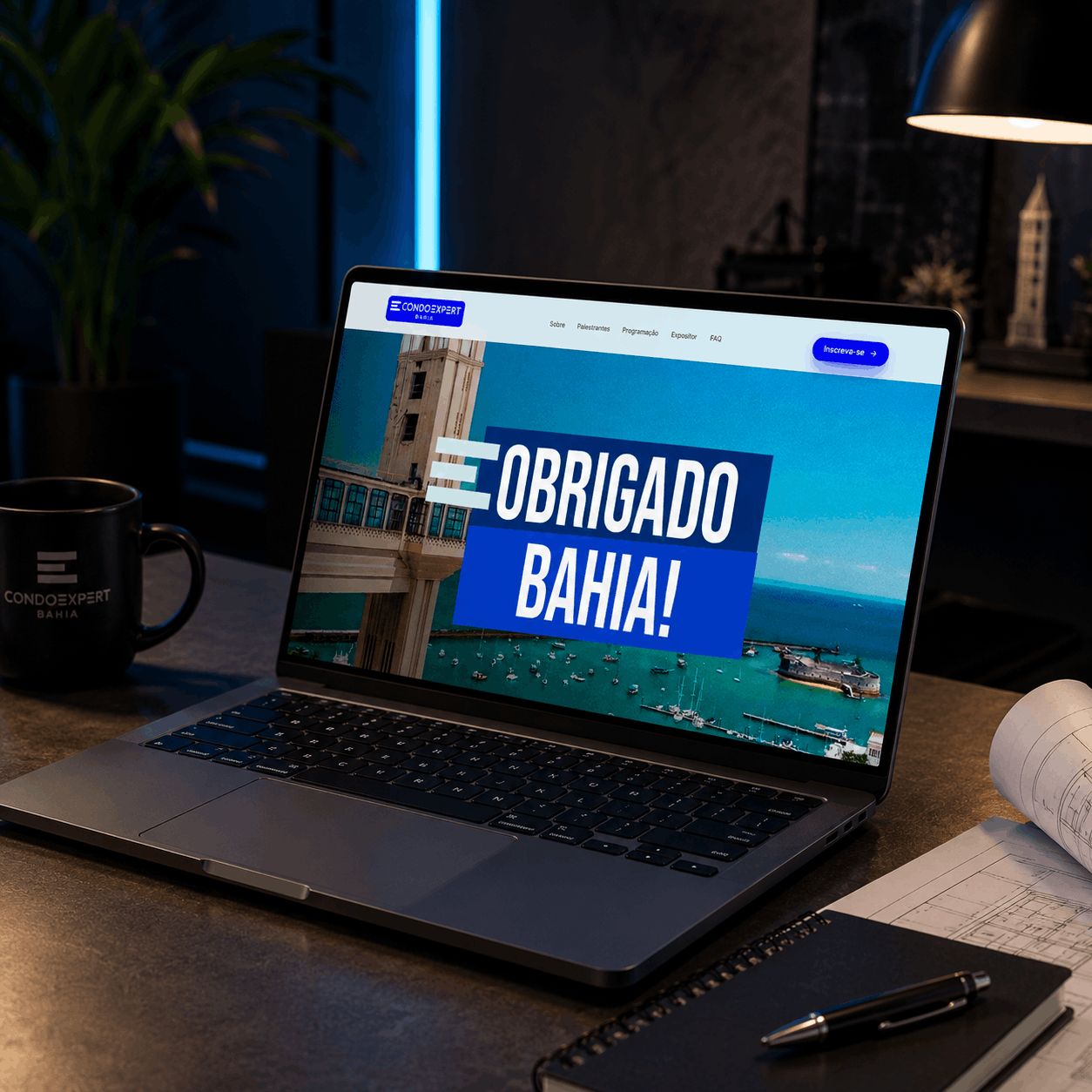 Site desenvolvido pela ZYON WEB para CondoExpert Bahia